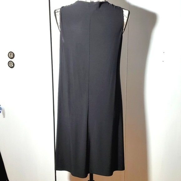MSK - NWOT Women's Little black halter dress lightweight flowy Sz. Medium - Picture 3 of 4